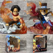 One Piece Q Sabo ACE anime figure