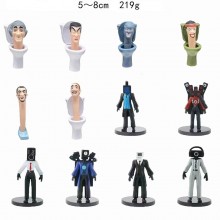 Skibidi Toilet Simulator game figures set(12pcs a ...