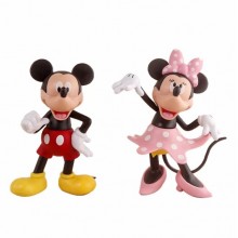 Mickey Mouse Minnie Mouse anime figures set(2pcs a...