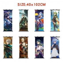 Genshin Impact game wall scroll wallscrolls 40*102...