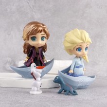 Frozen Elsa Anna anime figures set(2pcs a set)(OPP...