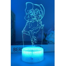 Touhou Project 3D 7 Color Lamp Touch Lampe Nightli...