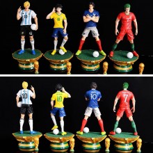 One Piece Luffy Zoro Sanji ACE COS Neymar Cristiano Ronaldo Messi Mbappe figure