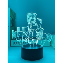 Azur Lane 3D 7 Color Lamp Touch Lampe Nightlight+U...