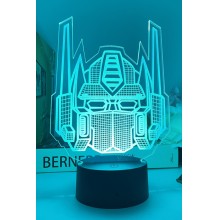 Transformers 3D 7 Color Lamp Touch Lampe Nightlight+USB