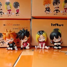 Haikyuu sleeping anime figures set(4pcs a set)
