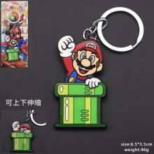 Super Mario anime movable key chain/necklace