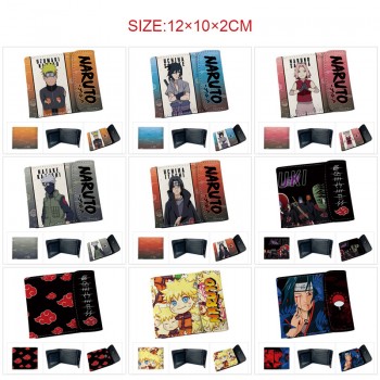 Naruto anime snap wallet buckle purse