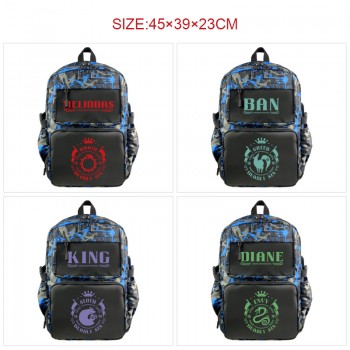 The Seven Deadly Sins anime nylon backpack bag