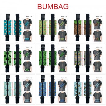 Minecraft game canvas chest waist pack bag