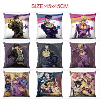 JoJo's Bizarre Adventure anime two-sided pillow 45*45cm