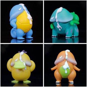 Pokemon Charmander Psyduck Bulbasaur Squirtle anime figure