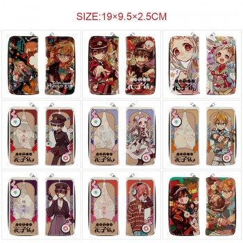 Toilet-bound Hanako-kun anime long zipper wallet purse