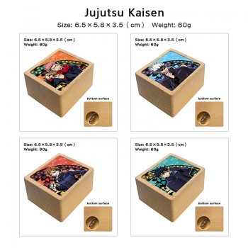 Jujutsu Kaisen anime wooden music box