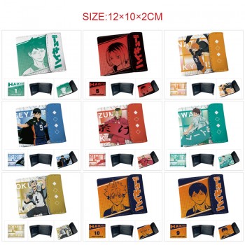 Haikyuu anime snap wallet buckle purse