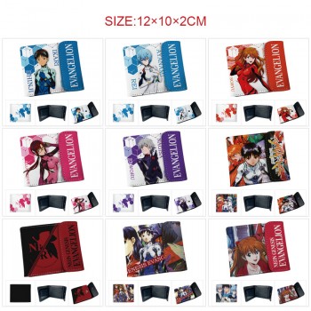 EVA anime snap wallet buckle purse