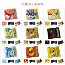 Pokemon anime snap wallet buckle purse