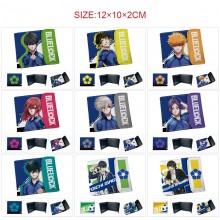 Blue Lock anime snap wallet buckle purse