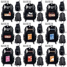 Chainsaw Man anime USB charging laptop backpack sc...