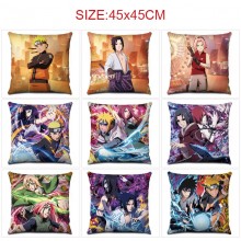 Naruto anime two-sided pillow 45*45cm