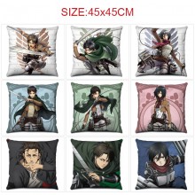 Attack on Titan anime two-sided pillow 45*45cm