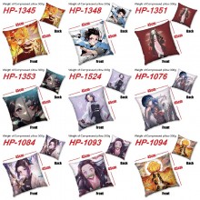 Demon Slayer anime two-sided pillow 45*45cm