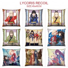 Lycoris Recoil anime two-sided pillow 45*45cm