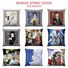 Bungo Stray Dogs anime two-sided pillow 45*45cm