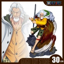 One Piece Silvers Rayleigh anime figure(can lightable)