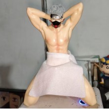 Naruto Hatake Kakashi nude kneeling anime sexy fig...