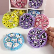 Sanrio Melody kitty Cinnamoroll Kuromi anime erasers(12pcs a set)