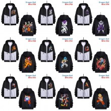 Dragon Ball anime zipper cotton long sleeve hoodies cloth