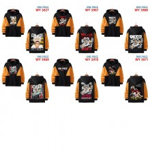 One Piece anime cotton long sleeve hoodies cloth