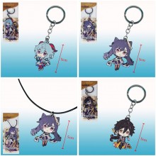 Genshin Impact game key chain/necklace