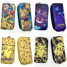 Pokemon anime zipper long wallet