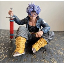 Dragon Ball Trunks sitting anime figure