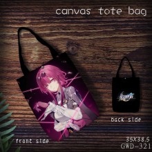 Honkai Star Rail game canvas tote bag shopping bag