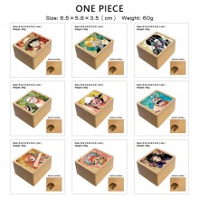 One Piece anime wooden music box