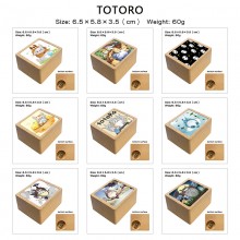 Totoro anime wooden music box