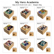 My Hero Academia anime wooden music box