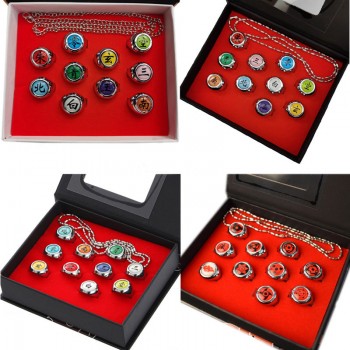 Naruto anime rings set(10pcs a set)