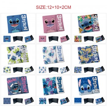 Stitch anime snap wallet buckle purse