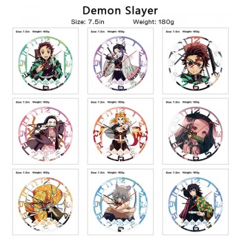 Demon Slayer anime wall clock