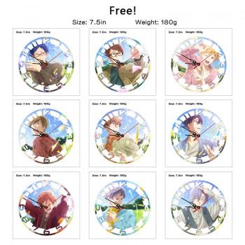 Free anime wall clock