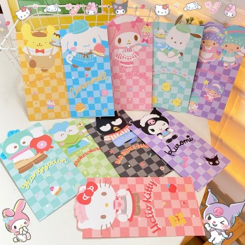 Sanrio Melody kitty Cinnamoroll Kuromi anime red pockets set(4pcs a set)