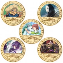 Spirited Away Coin Collect Badge Lucky Coin Decision Coin