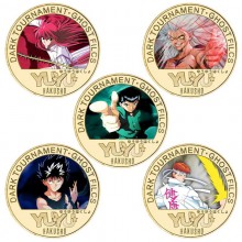 YuYu Hakusho Coin Collect Badge Lucky Coin Decision Coin