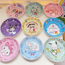 Melody Cinnamoroll Kuromi anime anti ceramics plat...