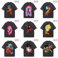 Dragon Ball anime short sleeve wash water worn-out...