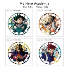 My Hero Academia anime wall clock